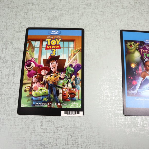 Toy Story Princess the Frog BLOCKBUSTER VIDEO BLURAY BACKER CARD 5"X8" NO MOVIE - Picture 8 of 10